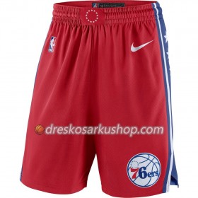 Philadelphia 76ers Muški Kratke Hlače Crvena Nike 2018-19 Swingman